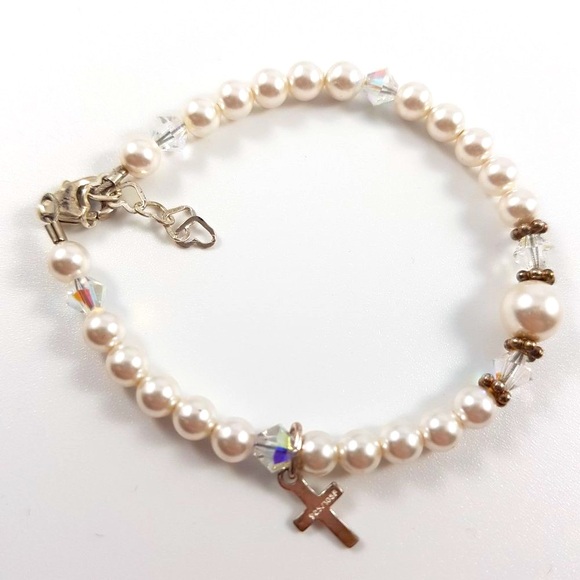 🌈 Beautiful baby pearl bracelet - Picture 4 of 6